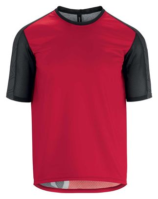 Maglia Assos Trail manica corta Rosso Rodo