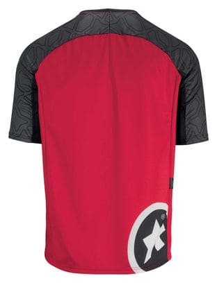 Maillot Manches Courtes Assos Trail Rouge Rodo