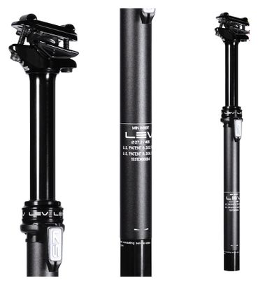 KS Kind Shock LEV Telescopic Seatpost External Passage Black (Without Control)