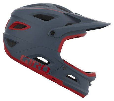 Giro Switchblade Mips Removable Chinstrap Helm Grijs / Rood