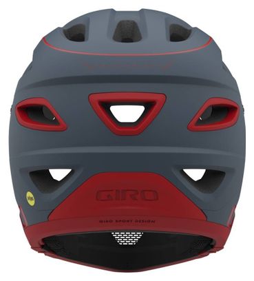 Giro Switchblade Mips Removable Chinstrap Helm Grijs / Rood