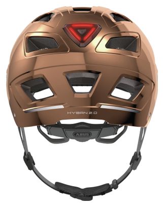 Abus Hyban 2.0 Pink Chrome Urban Helmet | Alltricks.com