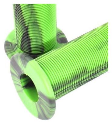 Poignees BMX 2tone noir vert KHEbikes