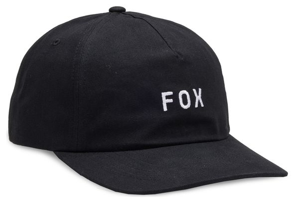 Casquette Fox ajustable Wordmark Noir