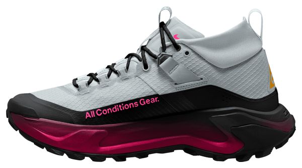 Chaussures de Randonnée Nike ACG Zegama Hike Gris/Noir/Rose Homme