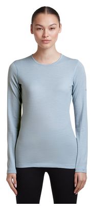 Camiseta de manga larga Icebreaker Merinos 200 Oasis Azul para mujer
