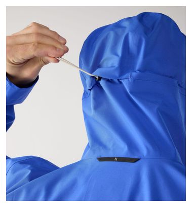 Giacca impermeabile Haglöfs Front Proof II blu da uomo
