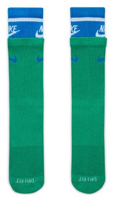 Chaussettes Nike Everyday Plus Cushioned Vert Bleu Unisexe