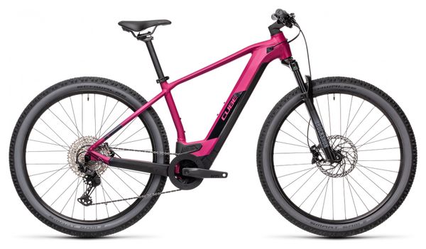 Cube Reaction Hybrid Race 625 MTB elettrica Hardtail Shimano Deore / XT 12S 625 Wh 29'' Viola Berry 2021