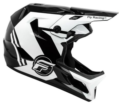 Casco Fly Racing Rayce Negro/Blanco/Gris