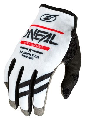 O&#39;Neal MAYHEM SQUADRON V.22 Long Gloves White / Black