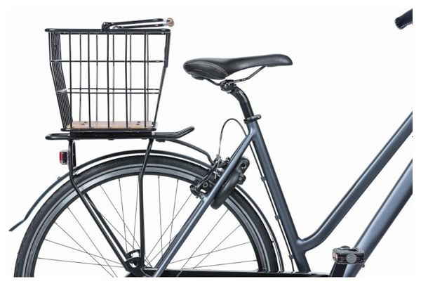 Basil Nordland Bicycle Basket MIK 23L Black/Brown 