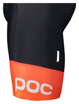 Pantaloncini con bretelle Poc Essential Road VPDS Uranium Black Hydrogen White Orange