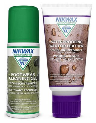 Nettoyant chaussures 125ml et imperméabilisant Waterproofing Wax Leather 100ml