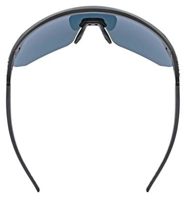 Uvex Pace One Brille Schwarz/Verspiegelte Gläser Blau