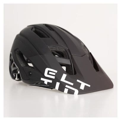 Casque Vélo VTT Hey! Noir Mat et Blanc