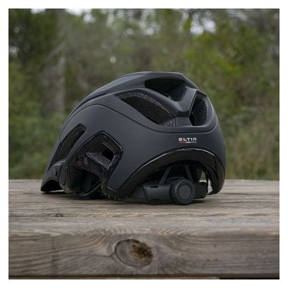 Casque Vélo VTT Hey! Noir Mat et Blanc