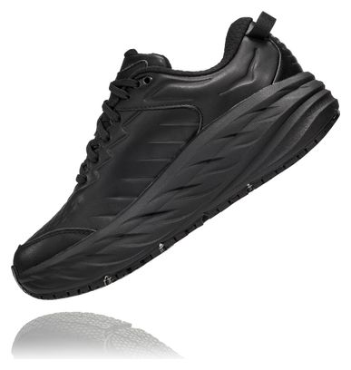 Paio di scarpe da donna Hoka Bondi SR in pelle nere