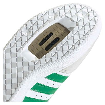 Scarpe da ciclismo adidas Velosamba Leather Bianco/Verde Unisex