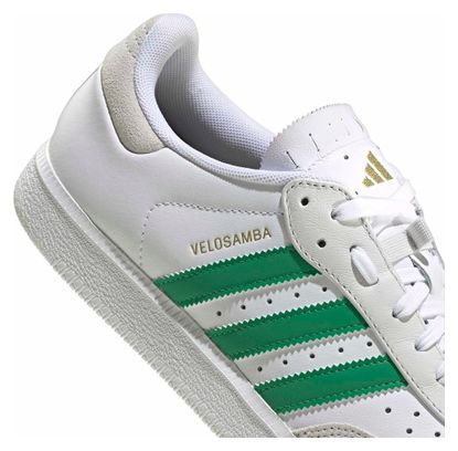 Scarpe da ciclismo adidas Velosamba Leather Bianco/Verde Unisex