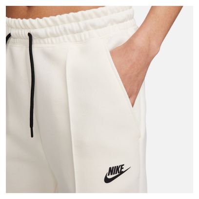 Pantalon Jogging Nike Sportswear Tech Fleece Blanc Femme