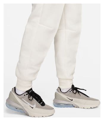 Pantalon Jogging Nike Sportswear Tech Fleece Blanc Femme