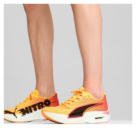 Chaussures Running Puma Deviate Nitro Elite 3 Orange Femme