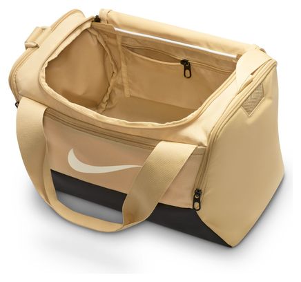 Sac de sport Nike Brasilia 9.5 Extra Small 25 L Beige/Noir