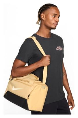 Sac de sport Nike Brasilia 9.5 Extra Small 25 L Beige/Noir