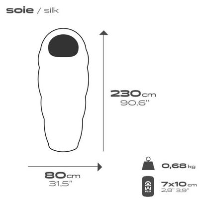 Drap de sac en soie sarco