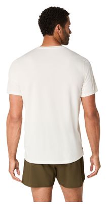 Maglia Asics Core Run a maniche corte bianca da uomo