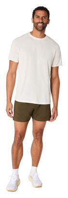 Maglia Asics Core Run a maniche corte bianca da uomo