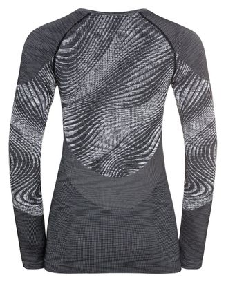 Odlo Blackcomb Eco Women's Long Sleeve Jersey Black Grey
