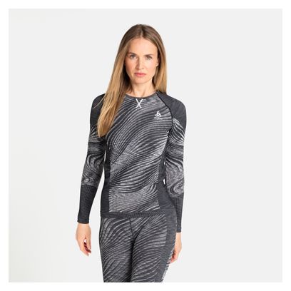 Odlo Blackcomb Eco Women's Long Sleeve Jersey Black Grey
