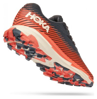 Hoka One One Torrent 2 Trail Shoes Gray Red Women