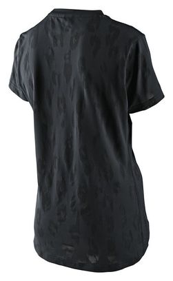 Troy Lee Designs Lilium Jacquard Women's Short Sleeve Jersey Black