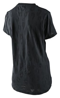 Troy Lee Designs Lilium Jacquard Damen Kurzarmtrikot Schwarz