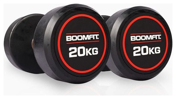 Haltères Ronds de musculation 20Kg (Paire) - BOOMFIT