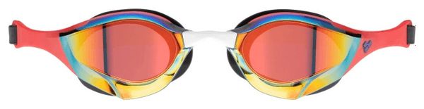 Arena Cobra Edge Swipe Mirror Gold/Red Swimming Goggles