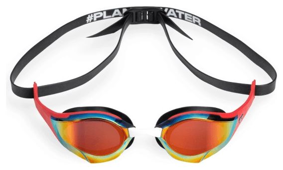 Arena Cobra Edge Swipe Mirror Gold/Red Swimming Goggles