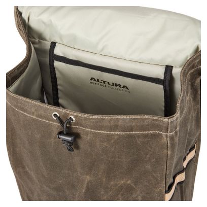 Altura Heritage 40L Olive Green Panniers (x2)