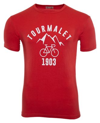 T-Shirt Short Sleeve LeBram x Sport d'Epoque Tourmalet Lava Red