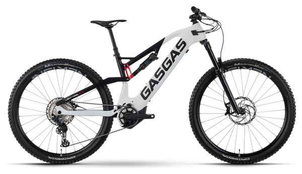 GasGas G Light Trail 2.0 Full-Suspension Electric MTB Sram NX/SX 12V 500Wh 29'' White Black