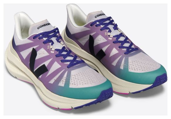 Zapatillas de running Veja Condor 3 para mujer Blanco / Morado