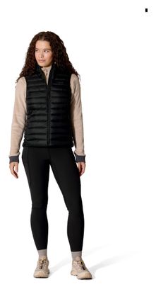 Piumino senza maniche RAB Microlight nero da donna