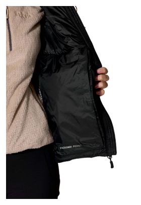 Piumino senza maniche RAB Microlight nero da donna