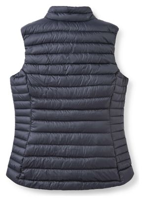 Piumino senza maniche RAB Microlight nero da donna