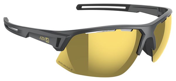 Azr Rocket RX Carbon/Gold Goggles Set + Clear Lens