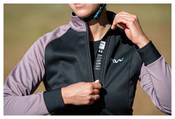 Northwave Reload Langarmjacke für Damen, Rosa/Schwarz