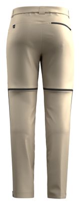 Pantalones convertibles Salewa Puez Talveno beige para hombre